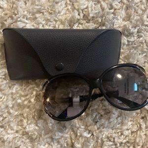 Oversized Ferragamo sunglasses